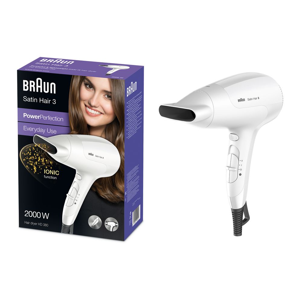 Braun - Haartrockner "Satin Hair 3 HD 380 Power Perfection"