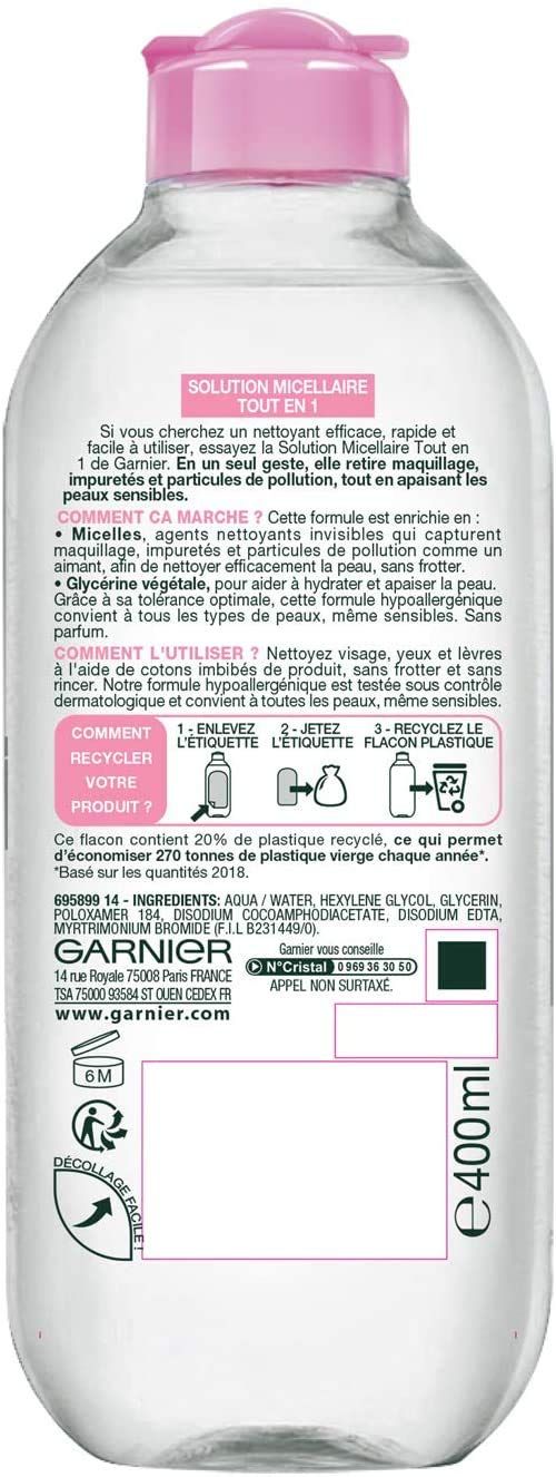 Garnier Skin Active Mizellen-Lösung, All in 1, für sensible Haut
