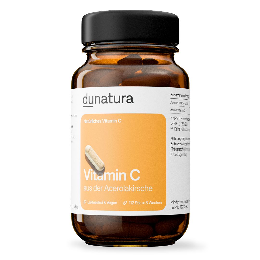 dunatura Vitamin C 420mg - natürlich vegan 112 St Hartkapseln