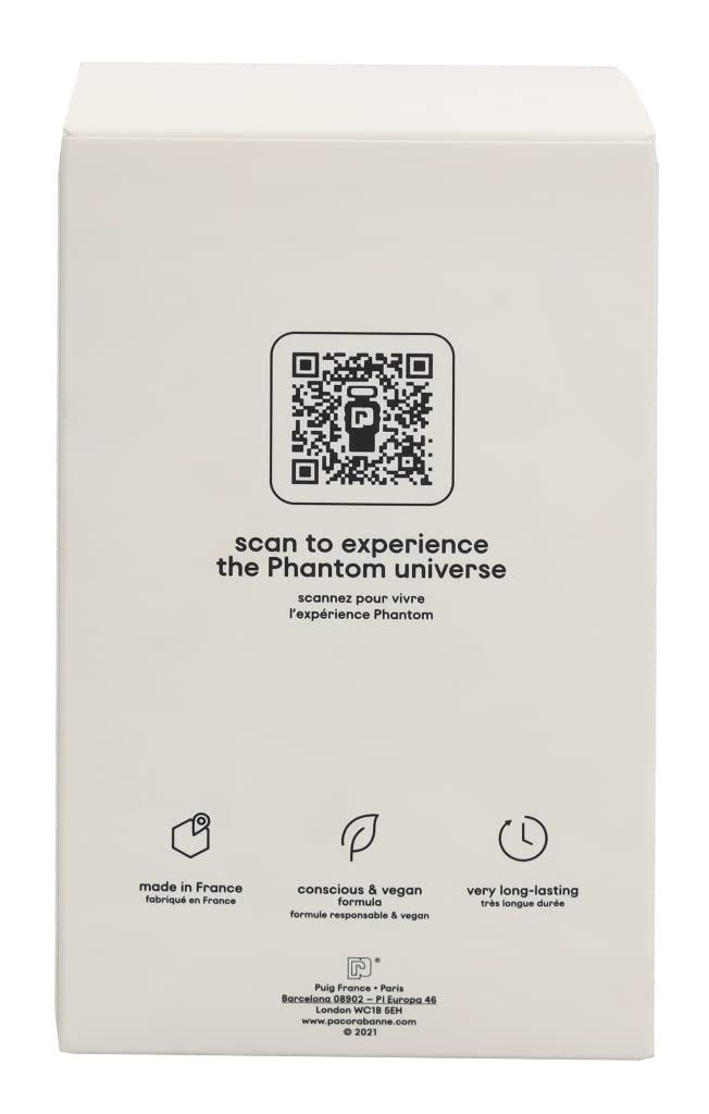 Rückseite der Verpackung. QR-Code, Text und Logos. Hergestellt in Frankreich.