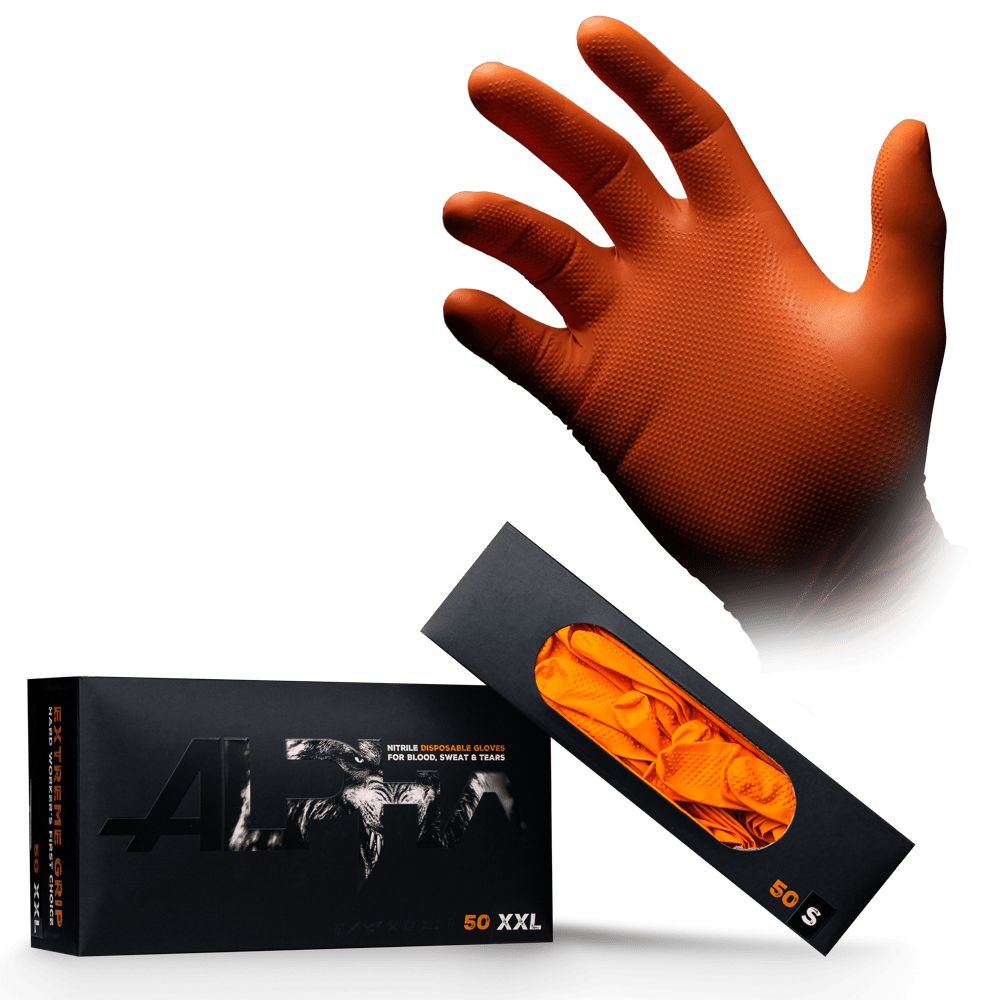 High Grip Einmalhandschuh aus Nitril 50 St Handschuhe