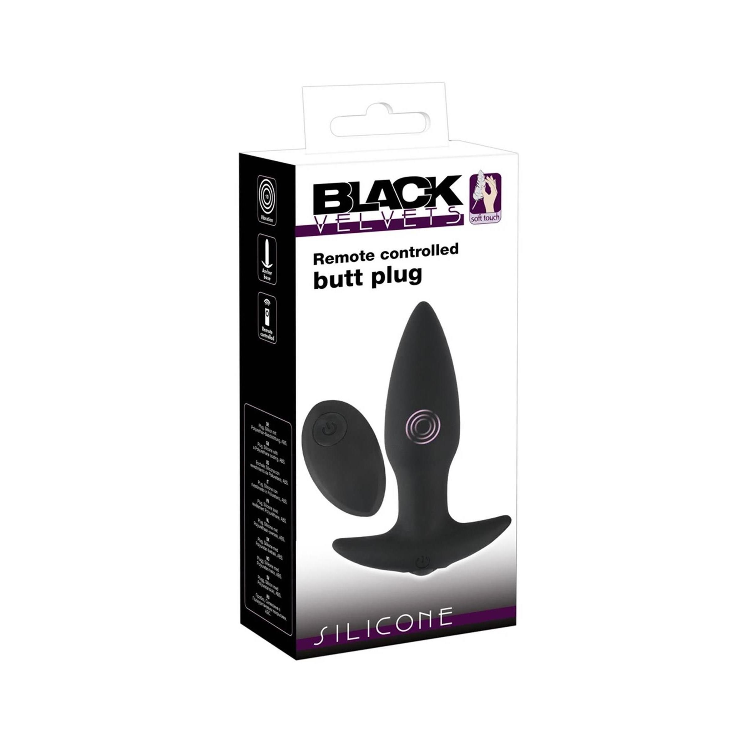 Black Velvets - RC Butt Plug