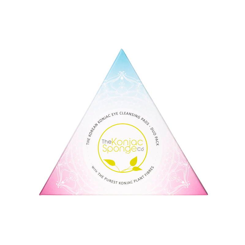 The Konjac Sponge Co. Pure Konjac Eye Cleansing Pad duo