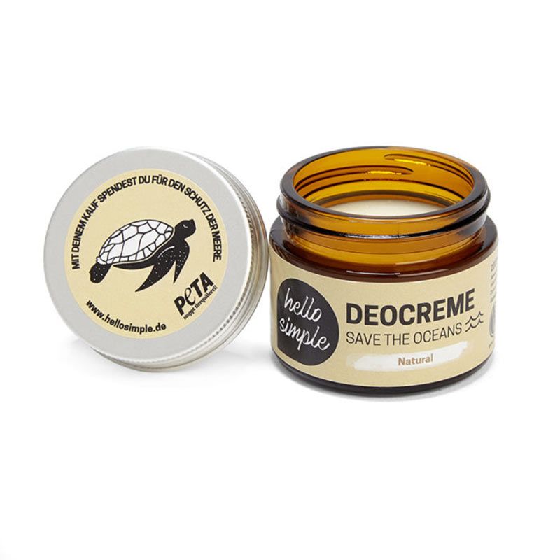 hello simple Deocreme Save The Oceans, Natural | Versandkostenfrei