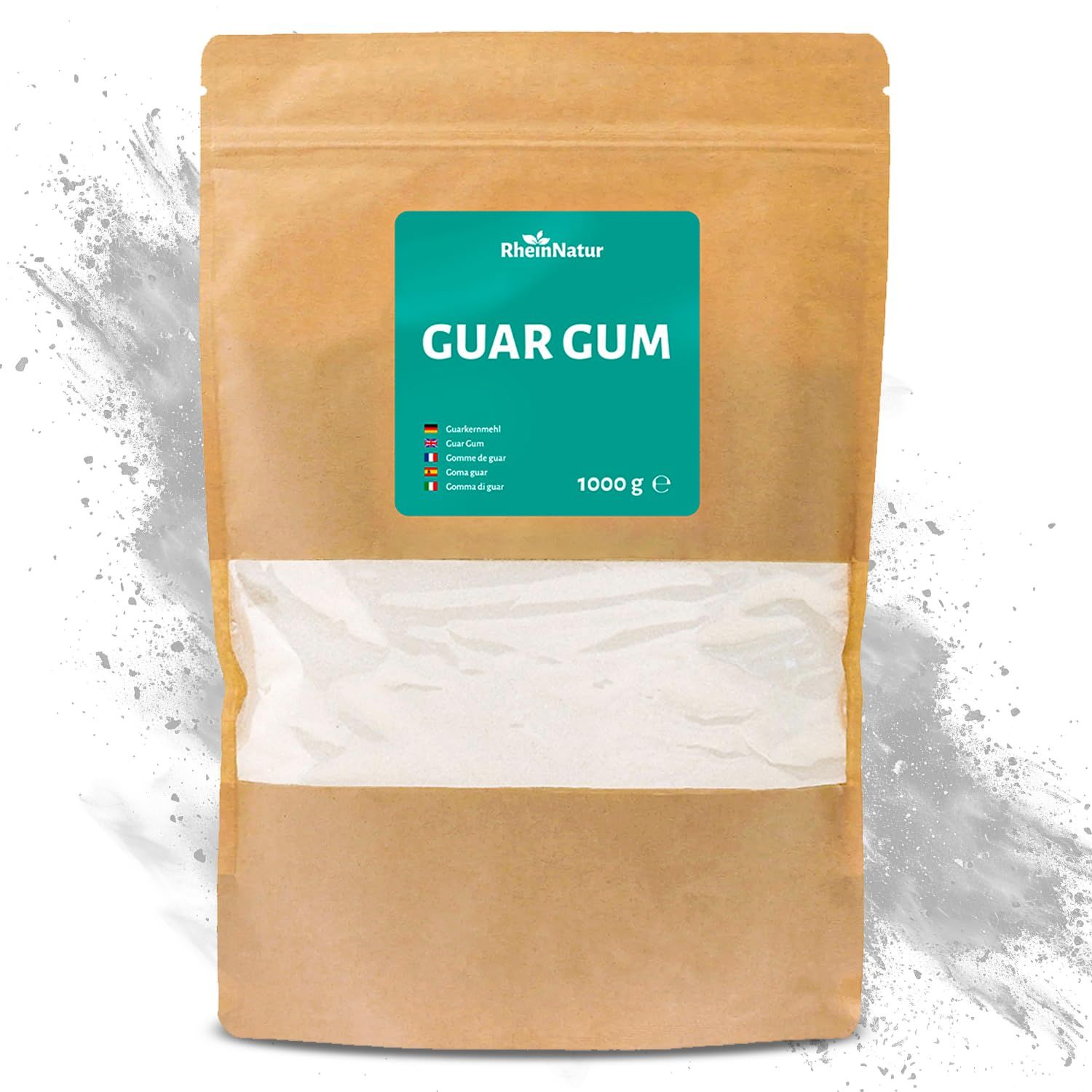 RheinNatur Guarkernmehl Guar Gum Pulver 1000 g