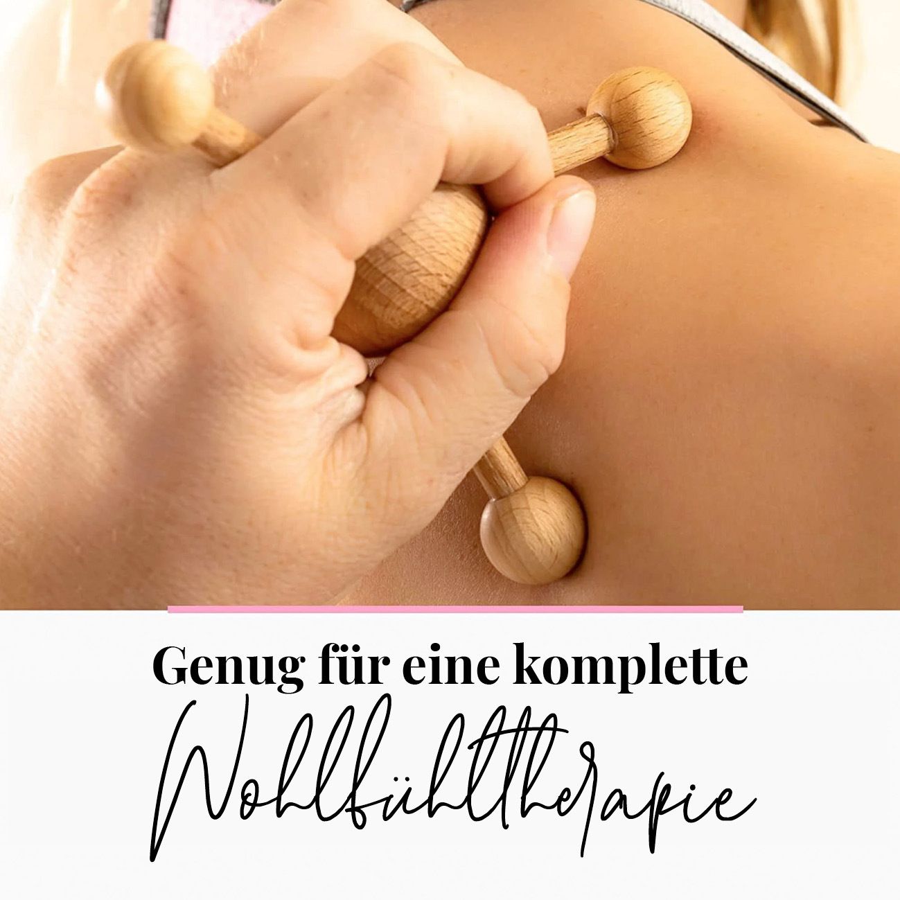 tuuli Triggerpunkt Massagegerät Massager Massagespinne Rücken Nacken Schulter aus Holz