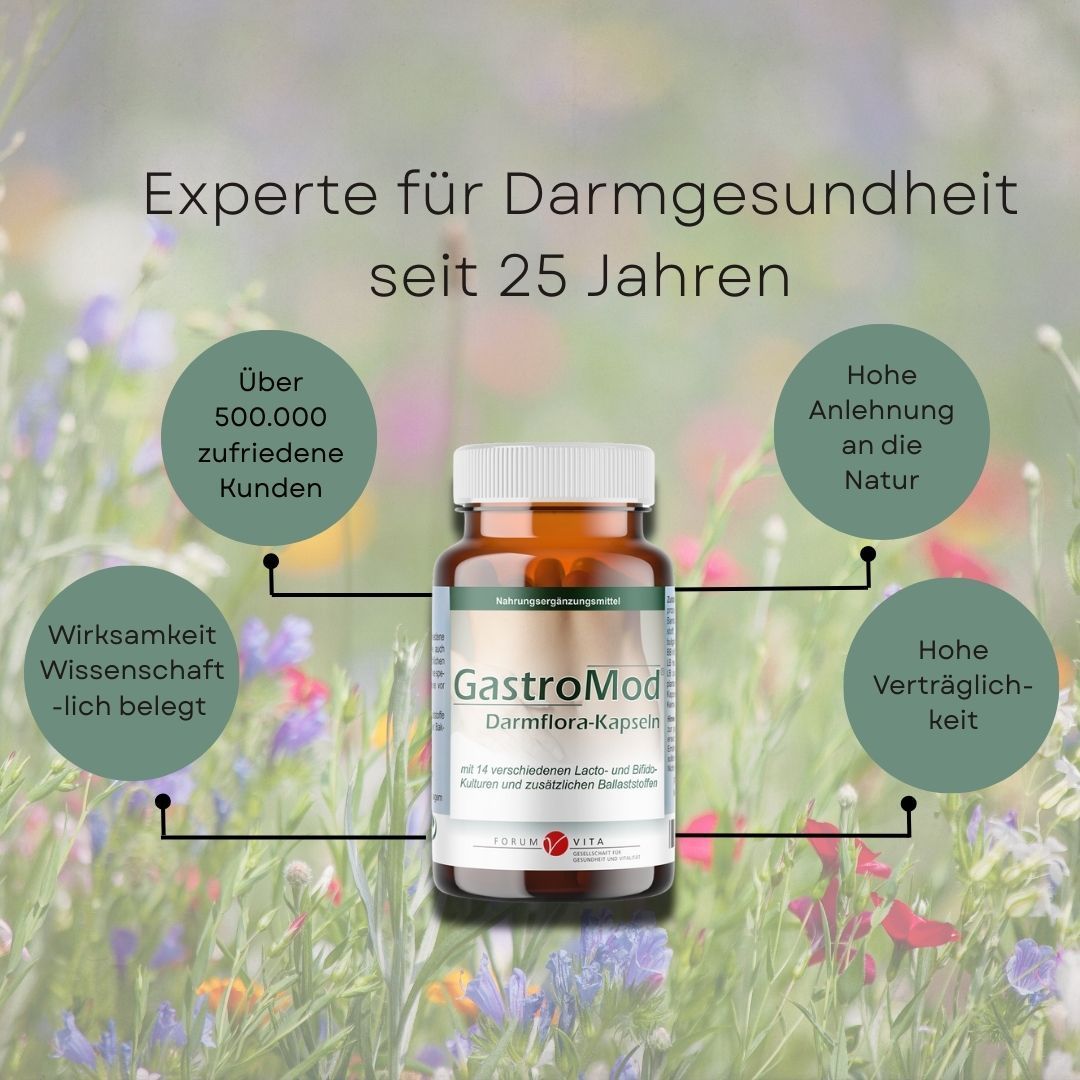 Darmflora Probiotika für Darmkur & Darmsanierung ⭐Expertise seit 25 Jahren⭐