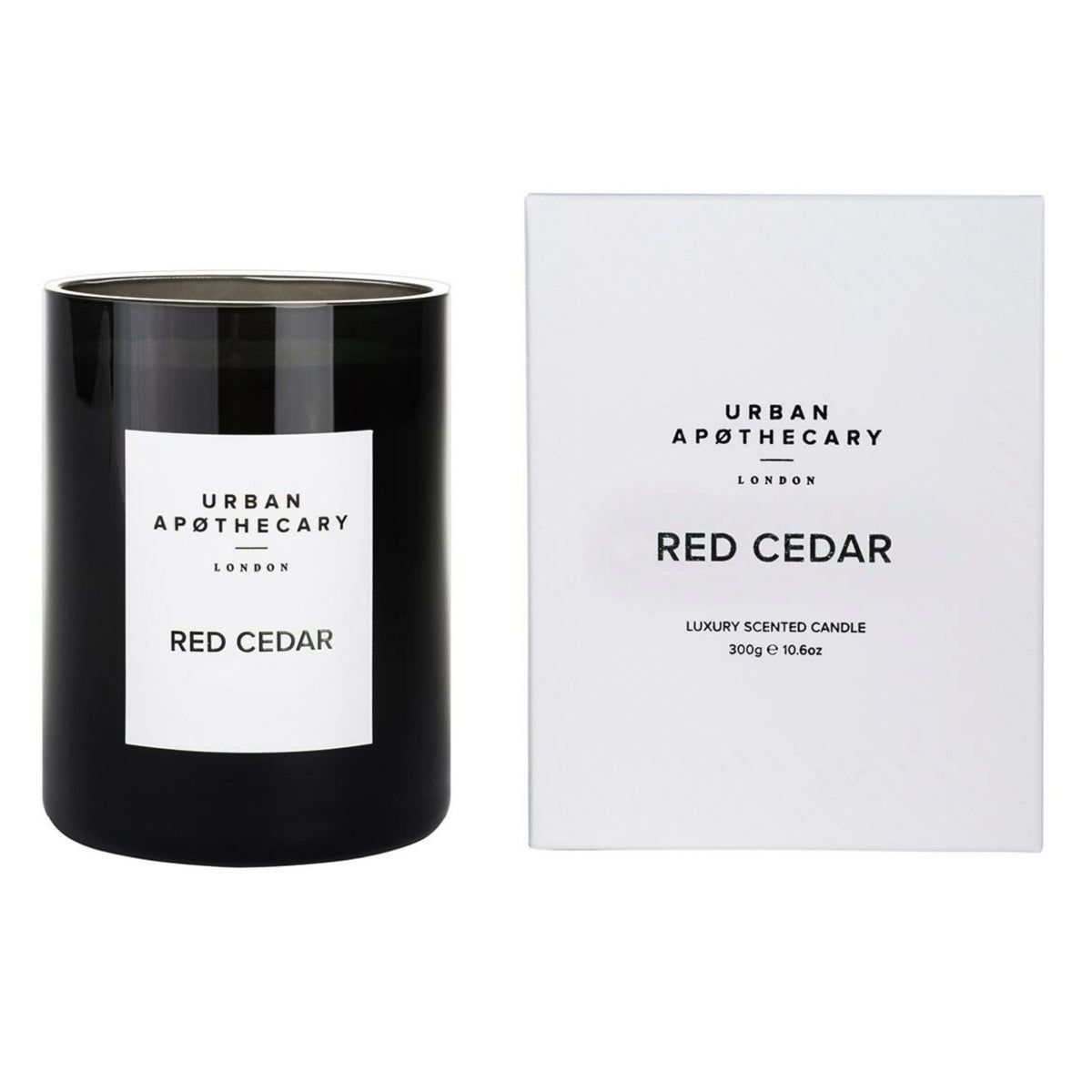 Urban Apothecary Luxury Boxed Glass Candle - Red Cedar