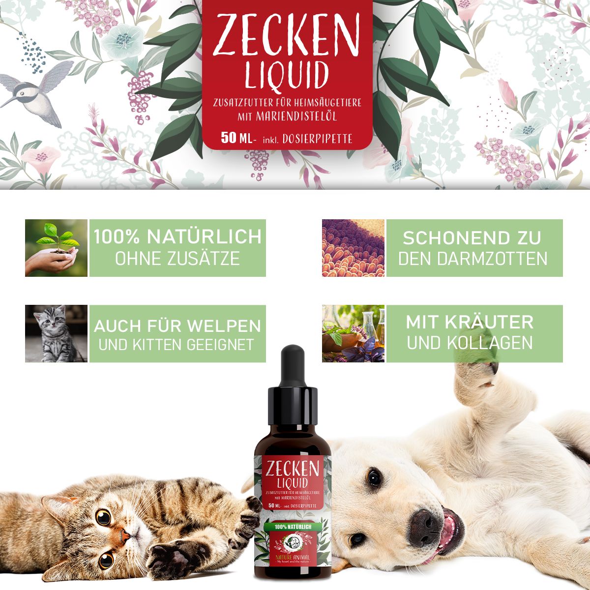 Nature Animal® | Zeckenschutz Liquid