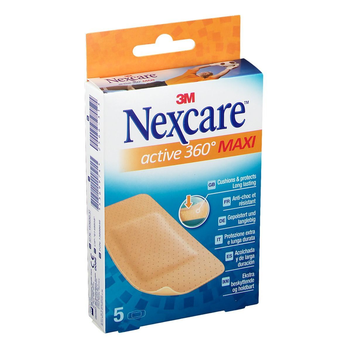 Nexcare Active 360° Pflaster maxi 5 St