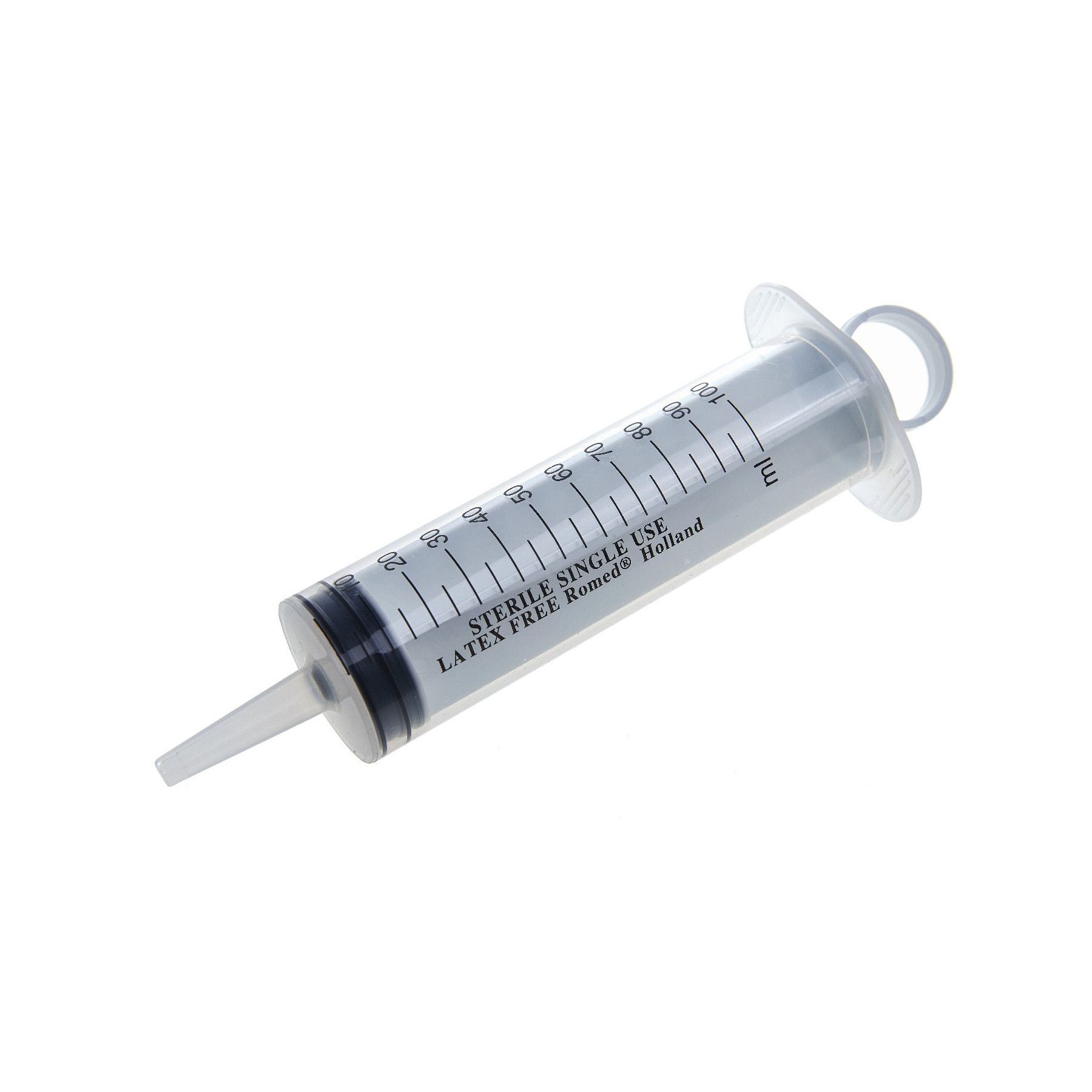 Romed Blasenspritze Wundspritze 100 ml, 3-teilig, mit Luer-Adapter