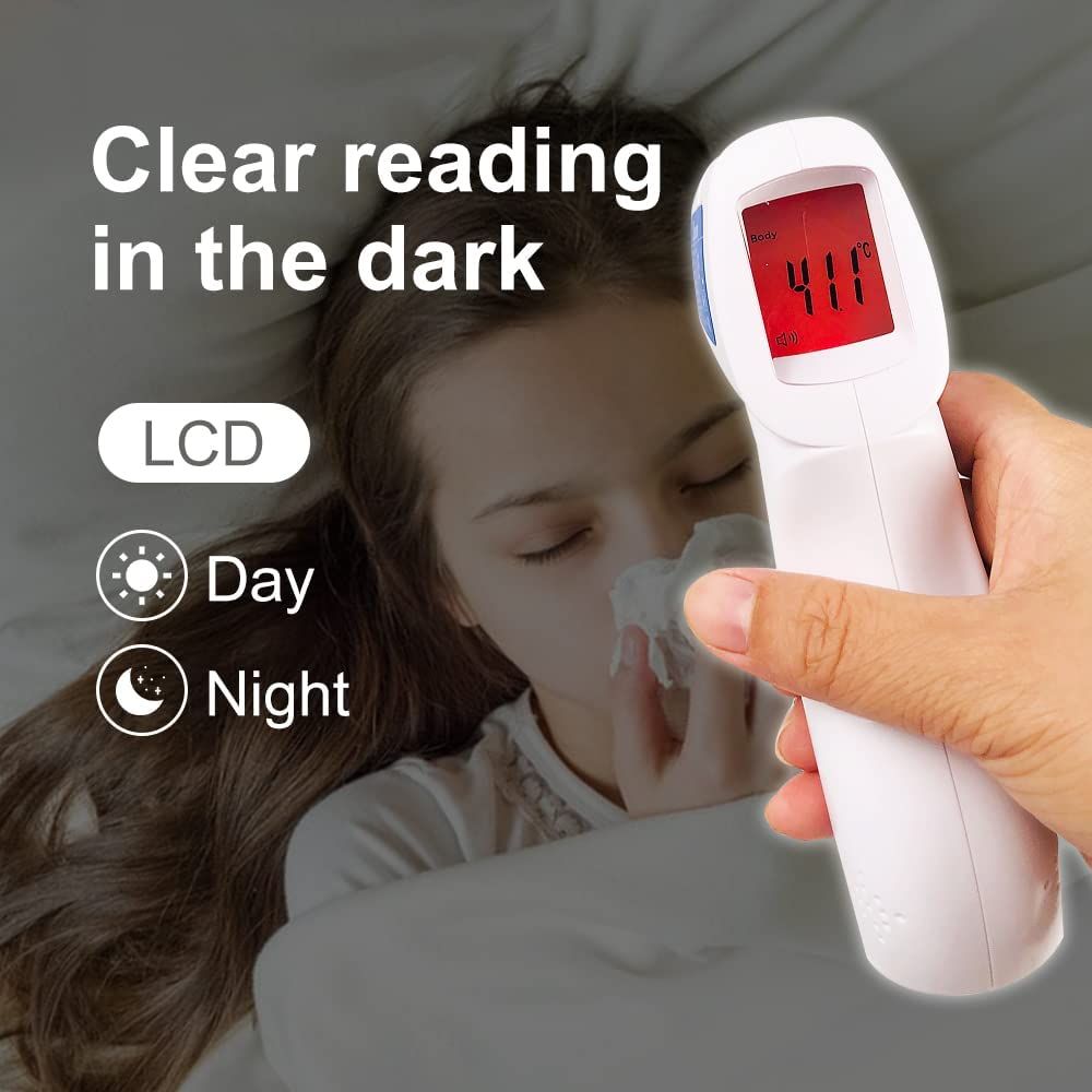 Fieberthermometer Kontaktlos Infrarot Stirnthermometer für Babys Thermometer