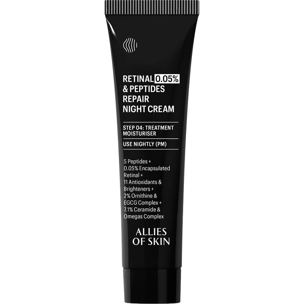 ALLIES OF SKIN Retinal 0.05% & Peptides Repair Night Face Cream