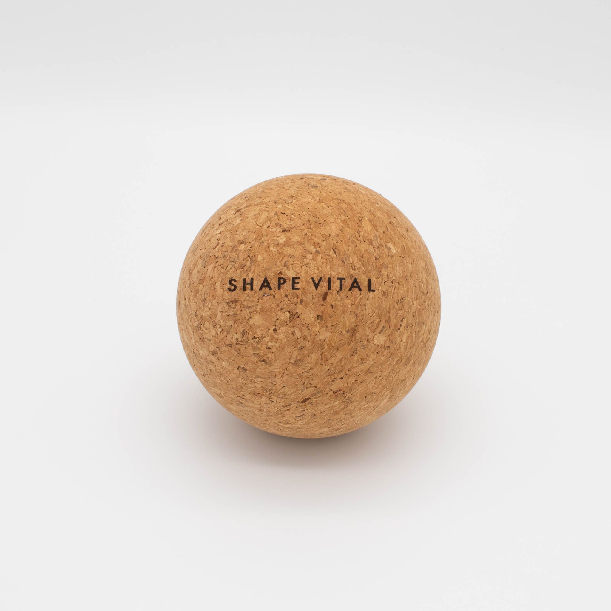 SHAPEVITAL Faszienball Set aus Naturkork | 100% natürliche Korkrinde | inkl. Jute Beutel