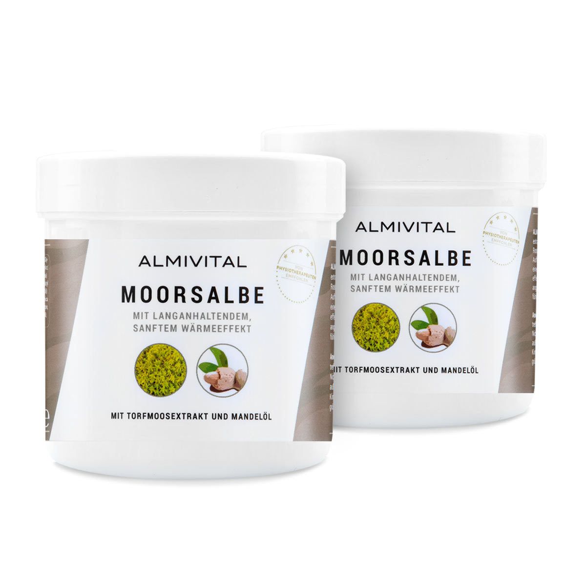ALMIVITAL Moorsalbe mit langanhaltendem Wärmeeffekt  2x 250ml