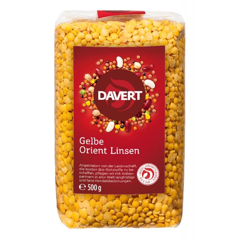 Davert - Gelbe Orient Linsen