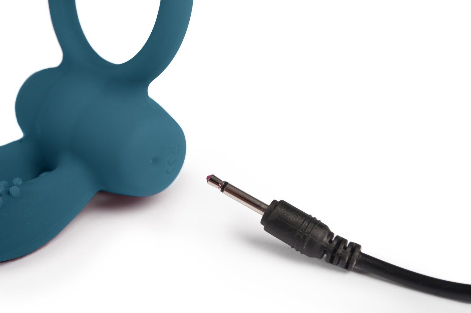 Lumunu Vibro Rabbit Penisring "Schlitzohr"(Petrol)