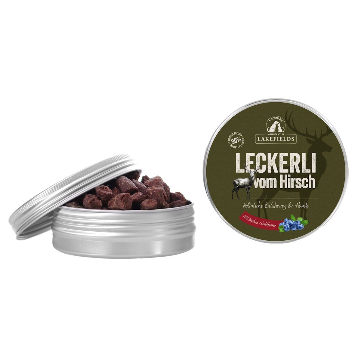Lakefields - Leckerli Trockenfleisch vom Hirsch 50 g