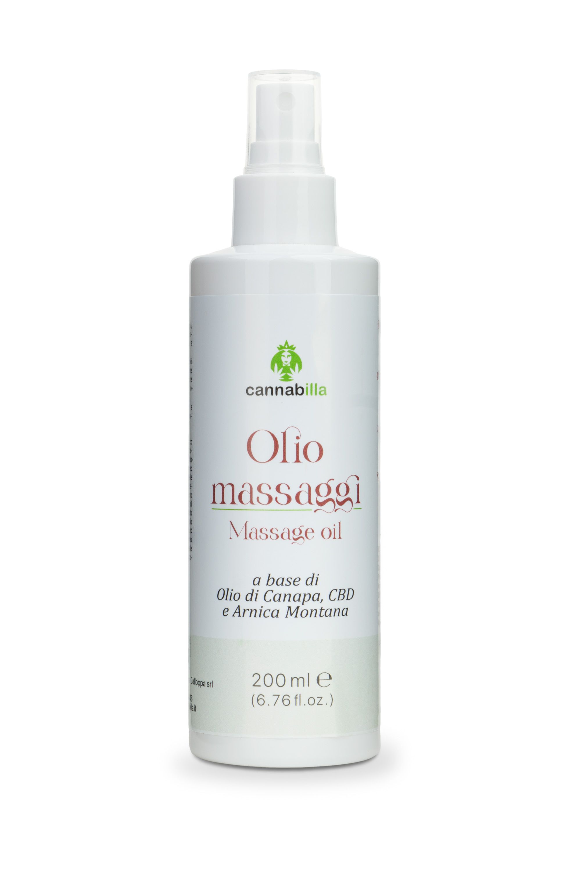 Cannabilla - Olio Massaggi alla Canapa