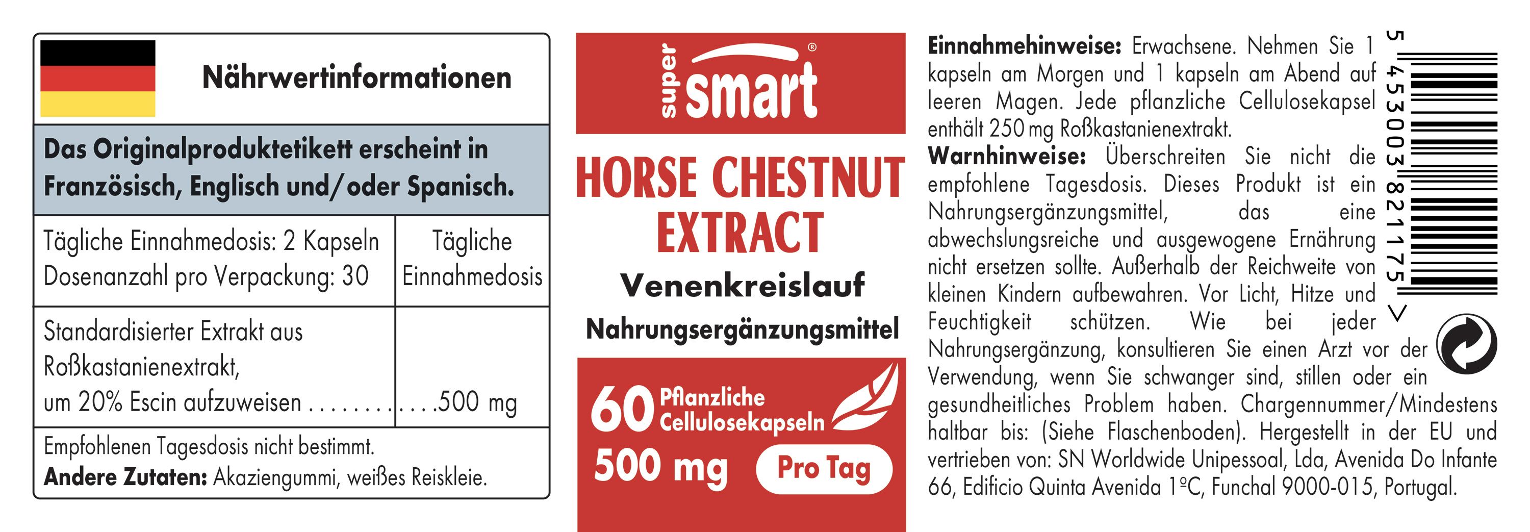 Rosskastanienextrakt - SuperSmart