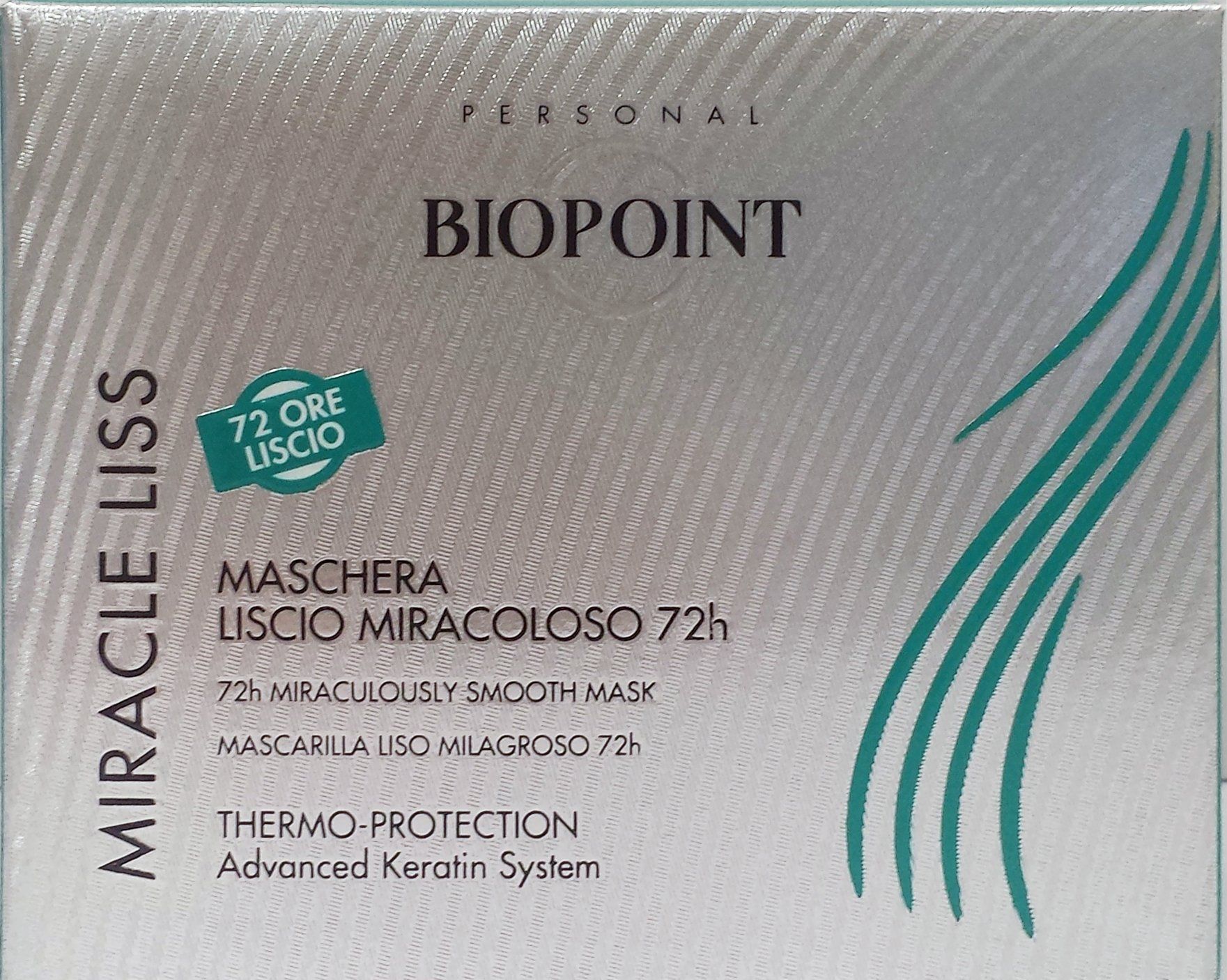 Biopoint Maschera Lisciante Miracolosa 72H, 200 ml
