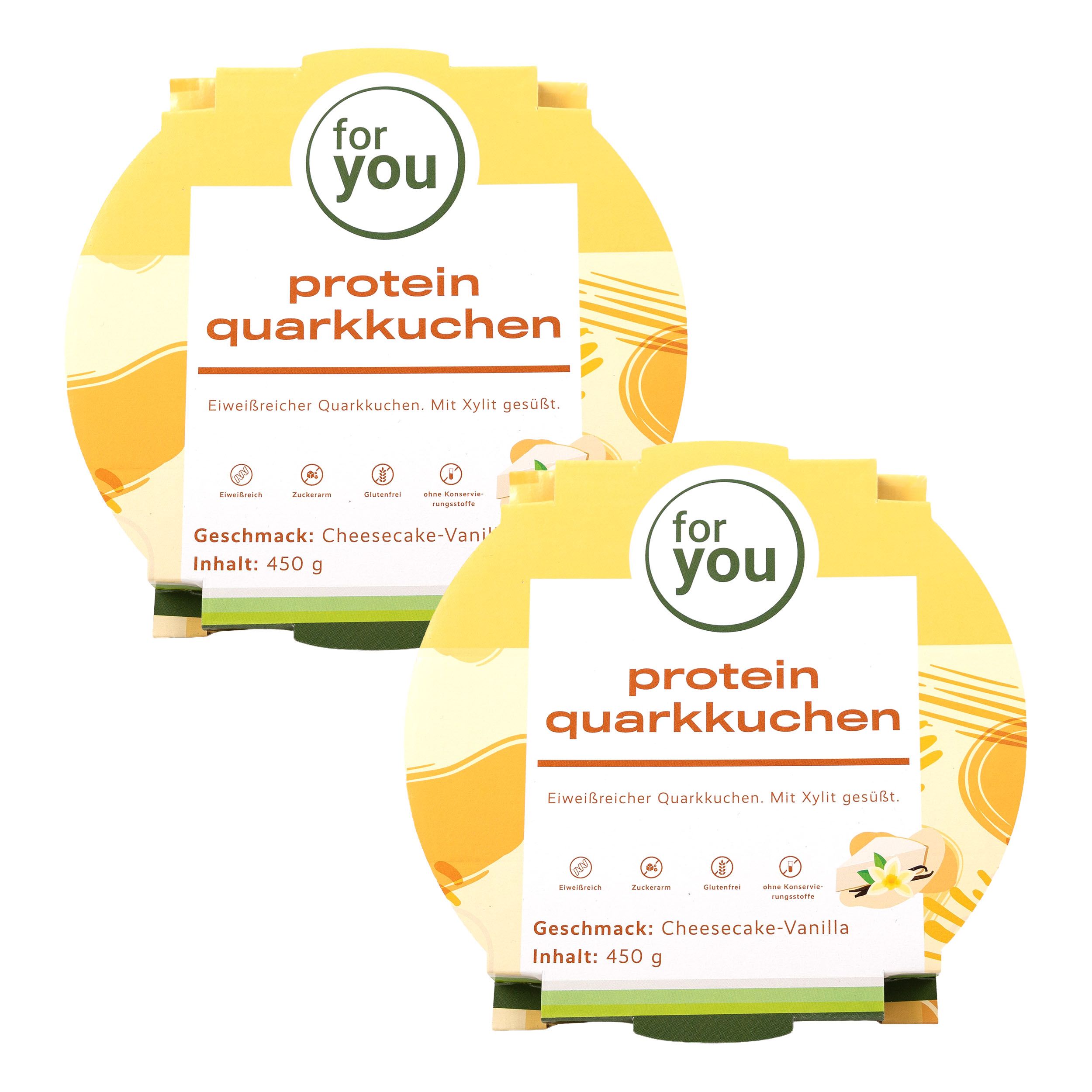 for you Protein Quarkkuchen - Cheesecake-Vanilla Doppelpack