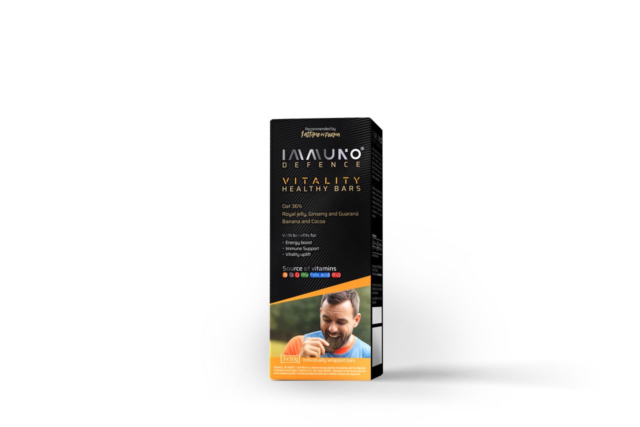 1attimoinforma IMMUNO VITALITY; Gusto Banana e Cacao