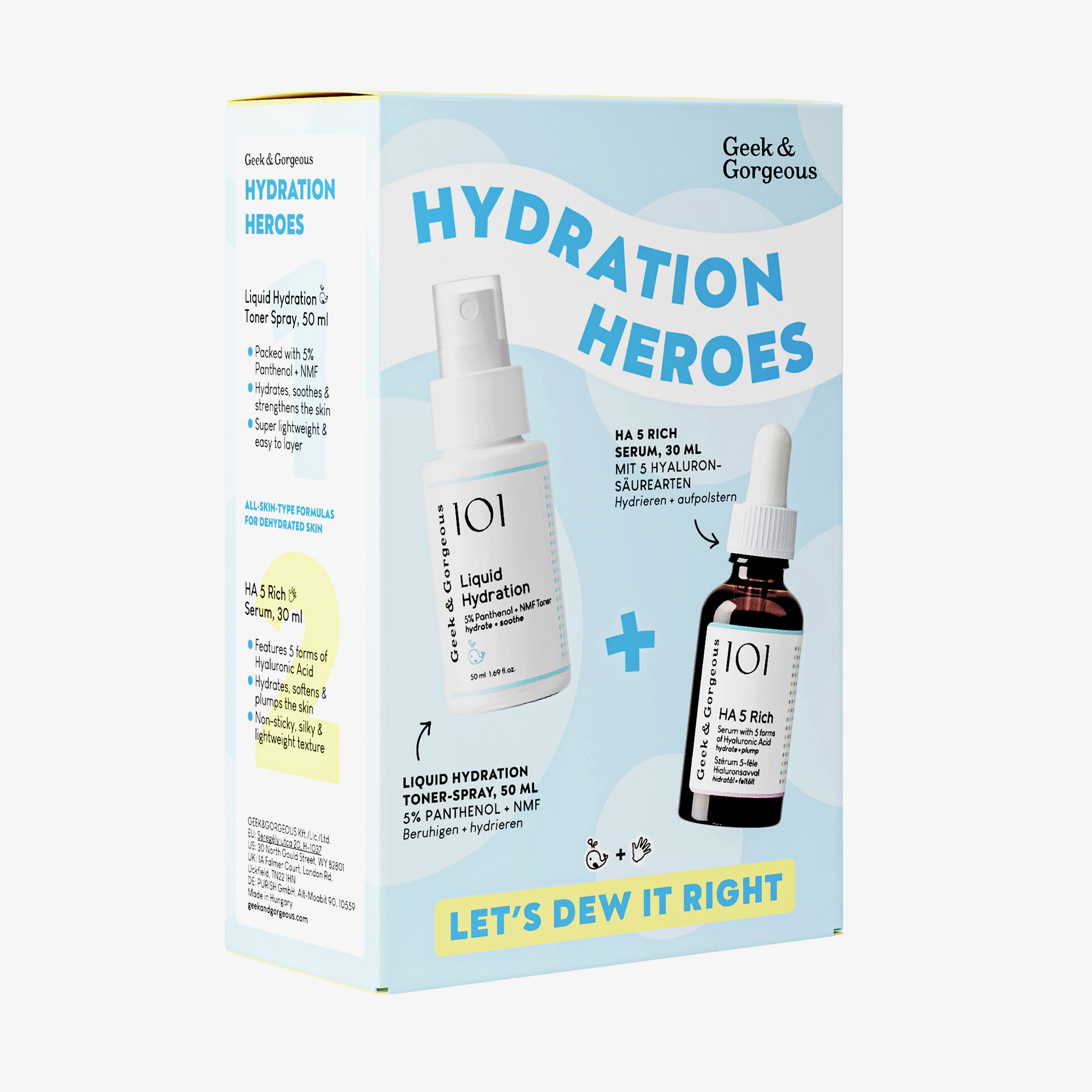 Geek & Gorgeous Hydration Heroes