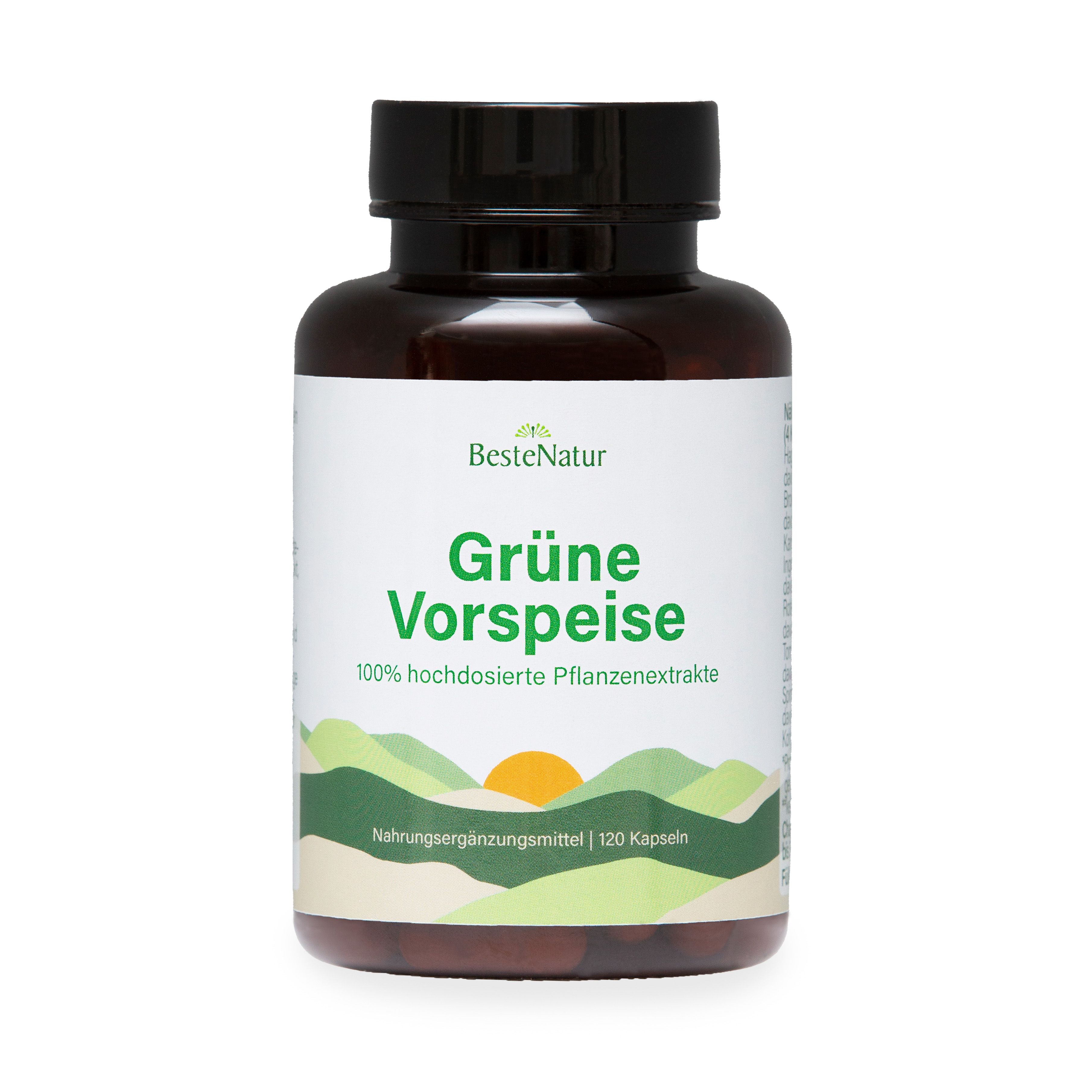 Beste Natur Grüne Vorspeise Gemüseextrakt-Kapseln 120 St Kapseln
