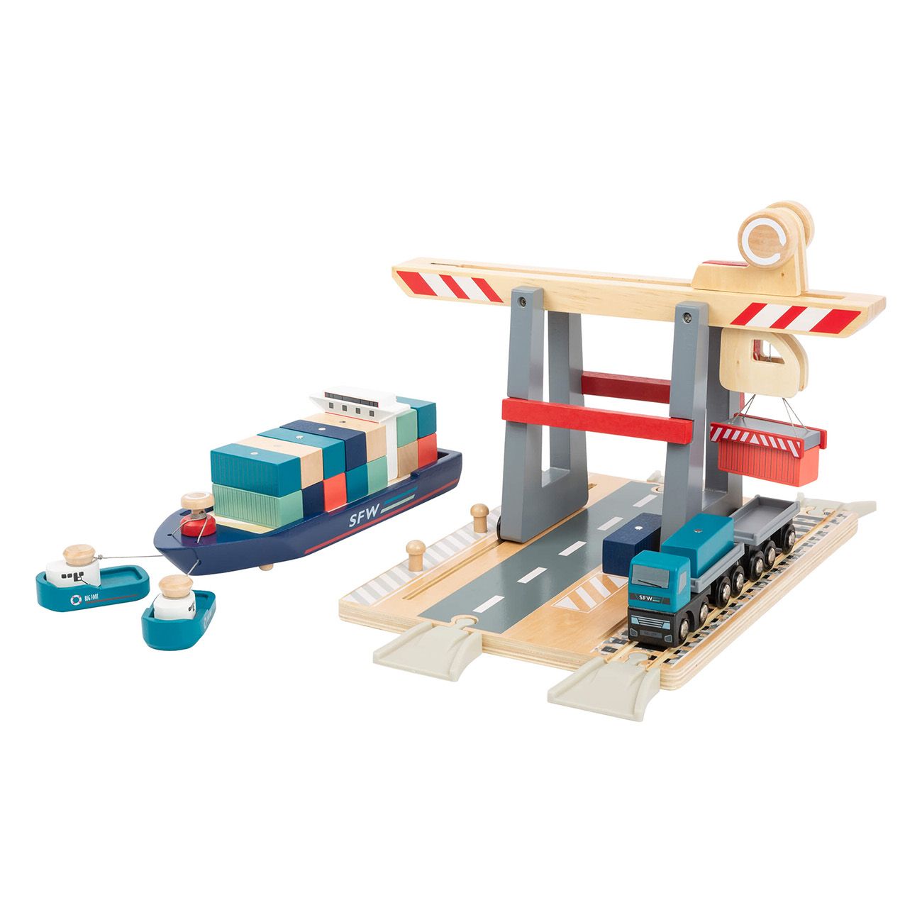 Smallfoot Container Terminal 11378 Spiel-Parkhaus