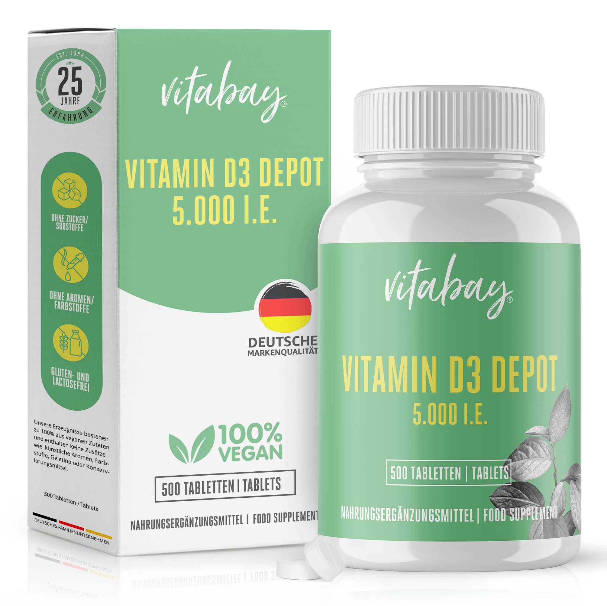 Vitabay Vitamin D3 Depot 5000 I.E.