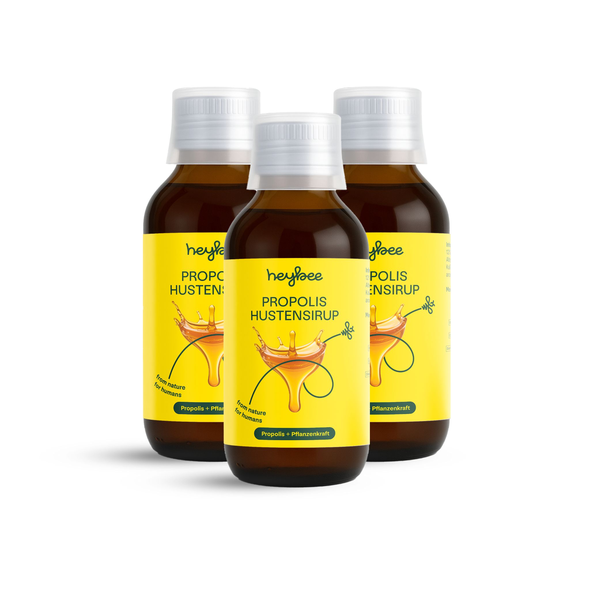 heybee Propolis Hustensirup - 3er Packung 3x100 ml