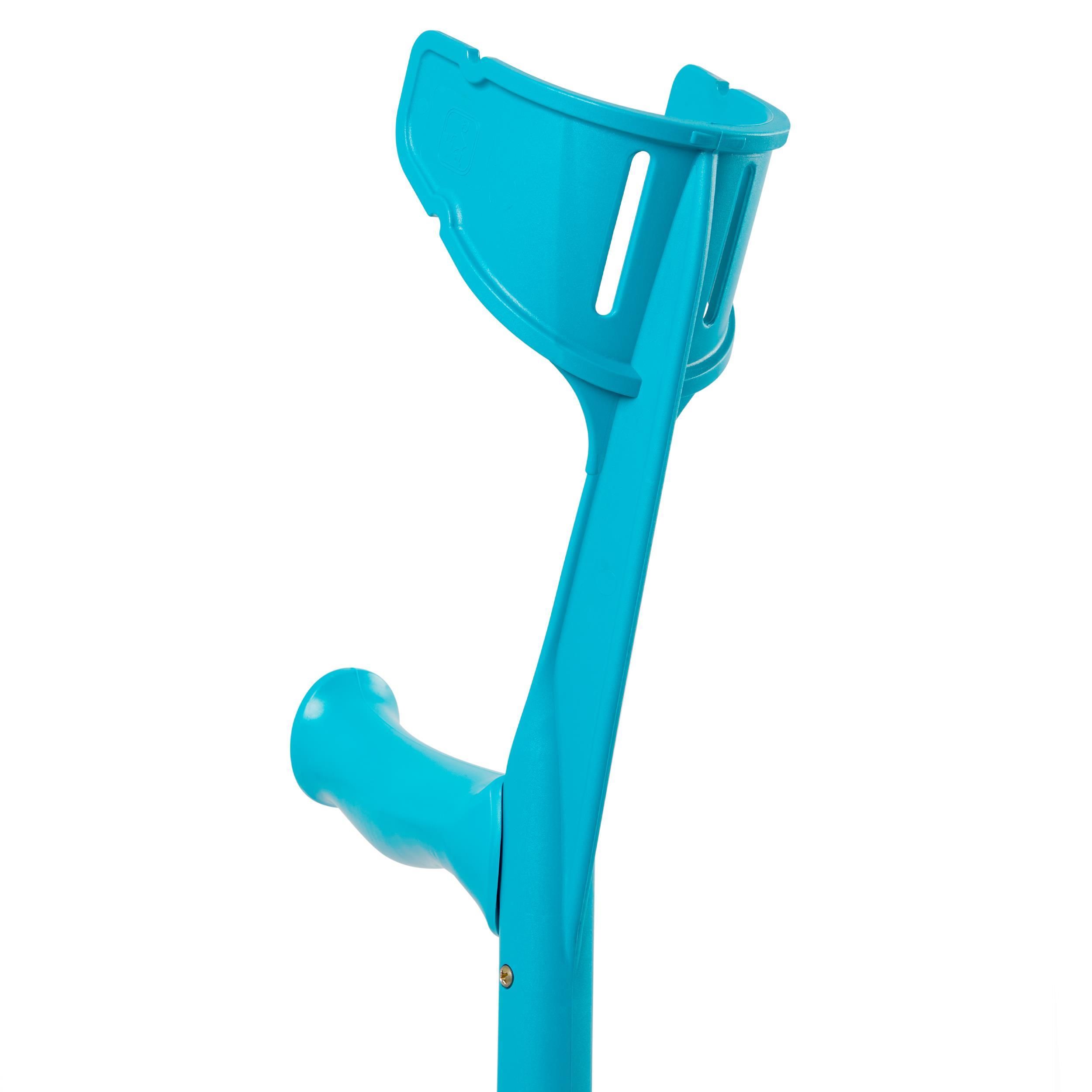 Rebotec Magic-Soft - 2x Krücke Gehhilfe Unterarmgehstütze (1 Paar) in Türkis