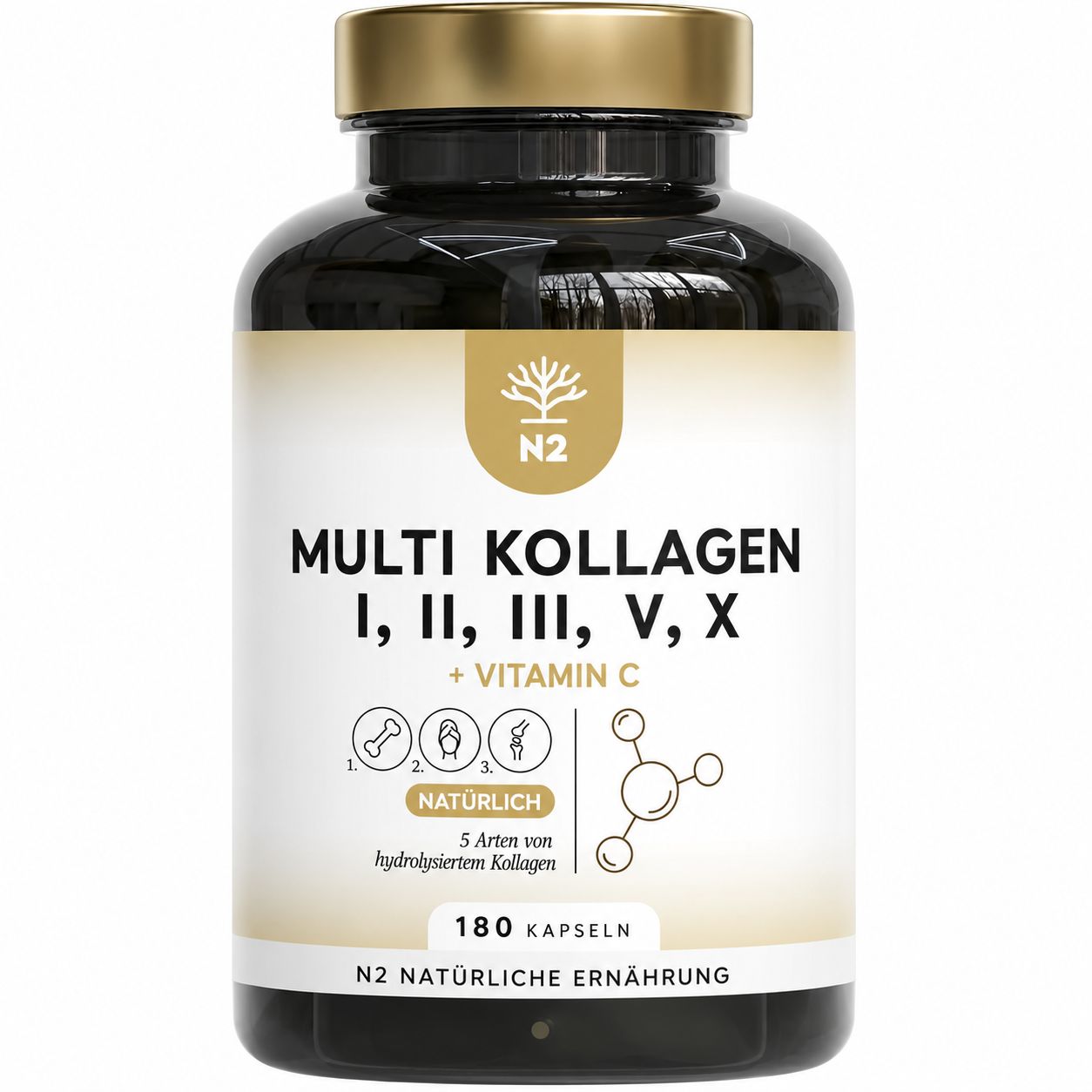N2 Natural Nutrition Multi Collagen mit Vitamin C 180 St
