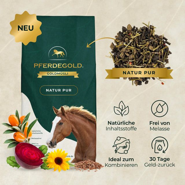 Pferdegold Goldmüsli Natur Pur