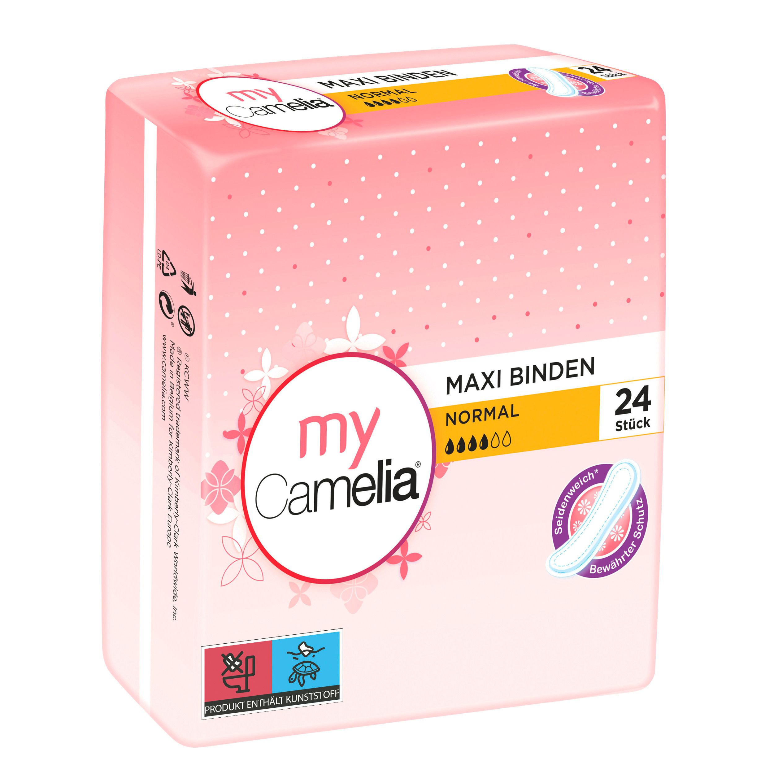 Camelia Maxi Damenbinden Damenhygiene Damen Binden Normal