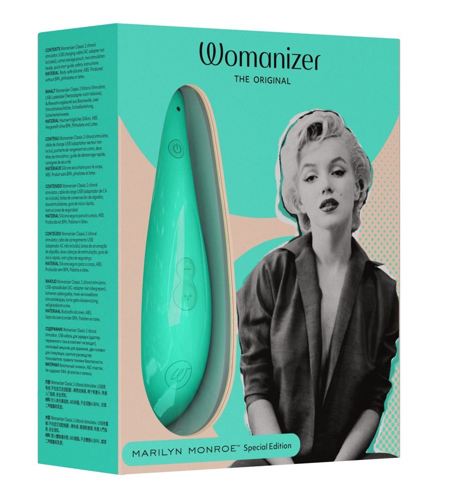 Womanizer Marilyn Monroe Sonderausgabe Druckwellenstimulator türkis 1 St