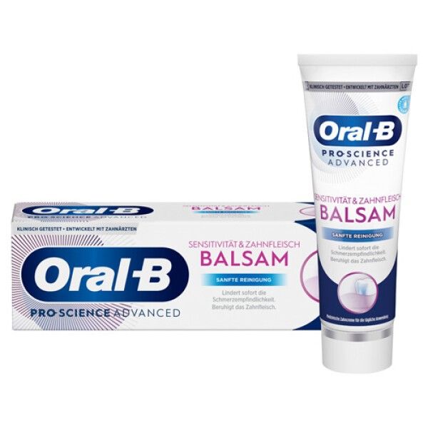 Oral-B Pro-Science Advanced Sensitivität & Zahnfleisch Balsam Sanfte Reinigung Zahncreme 75ml 75 ml