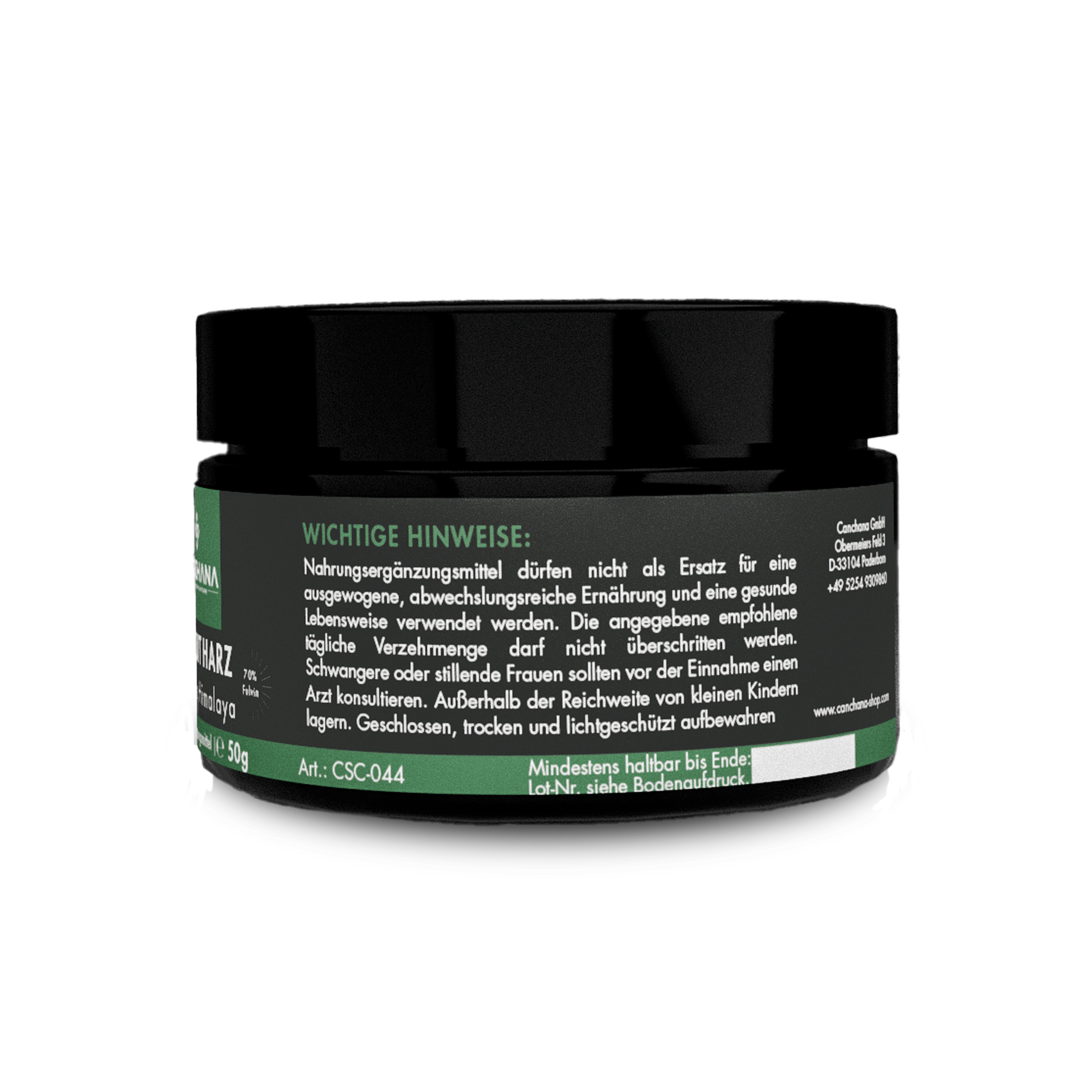Canchana Shilajit Harz  70 % Fulvinsäure