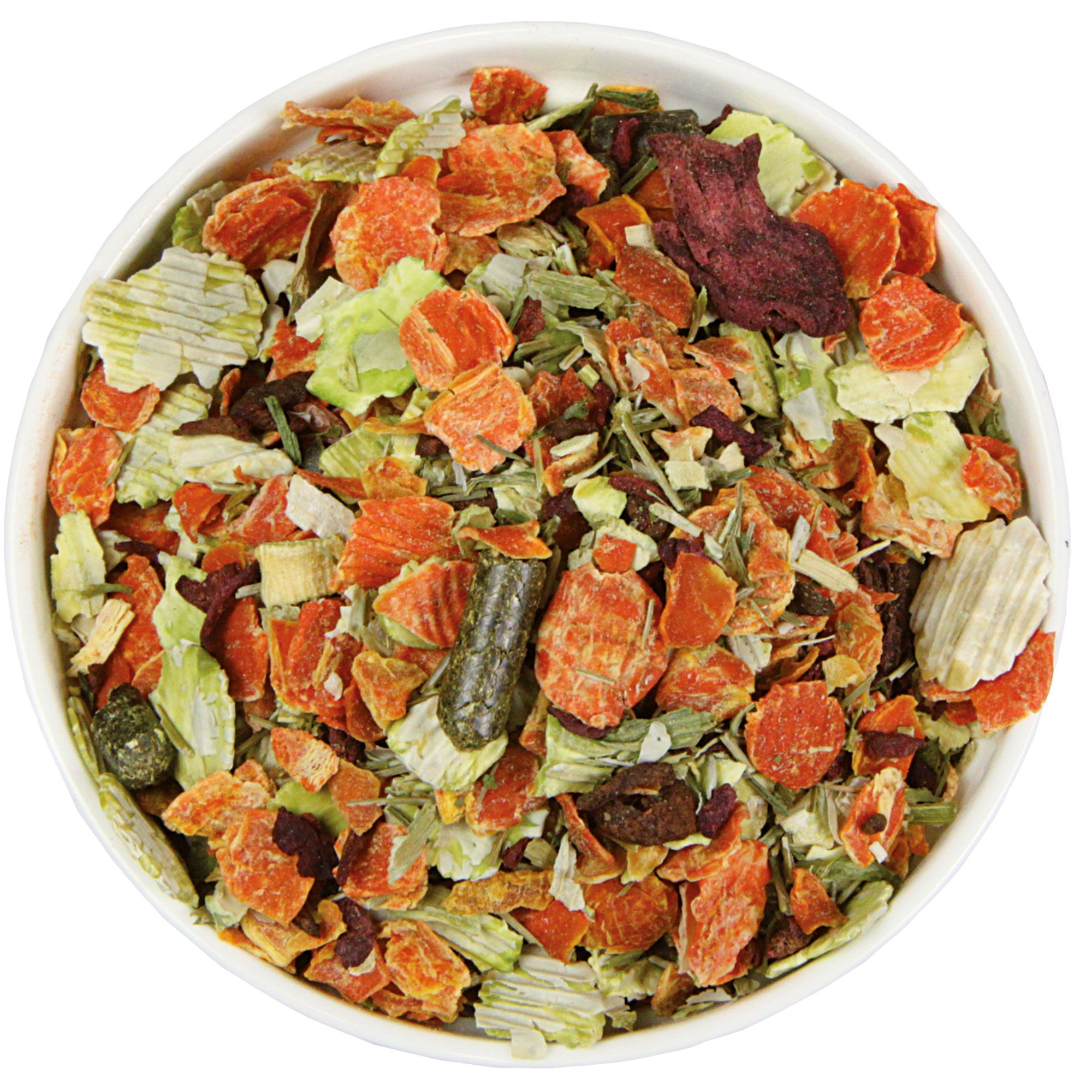 Schecker Gemüsemix im Eimer - getreidefrei - veganes Trockenfutter - ideal zum Barfen für Hunde