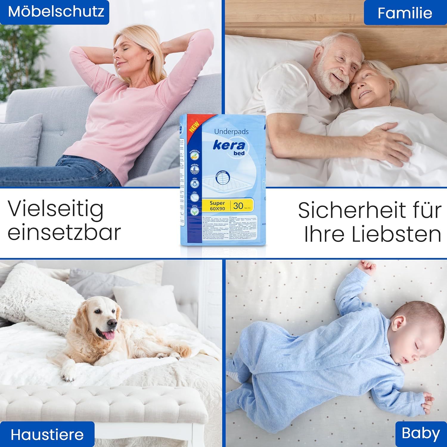 KERA® saugstarke Inkontinenzunterlage einweg