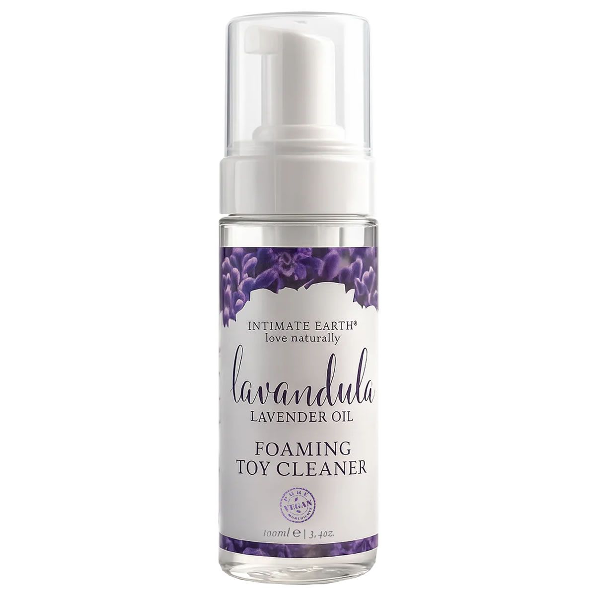 Flasche mit Lavendel-Duft Schaumreiniger für Spielzeug.