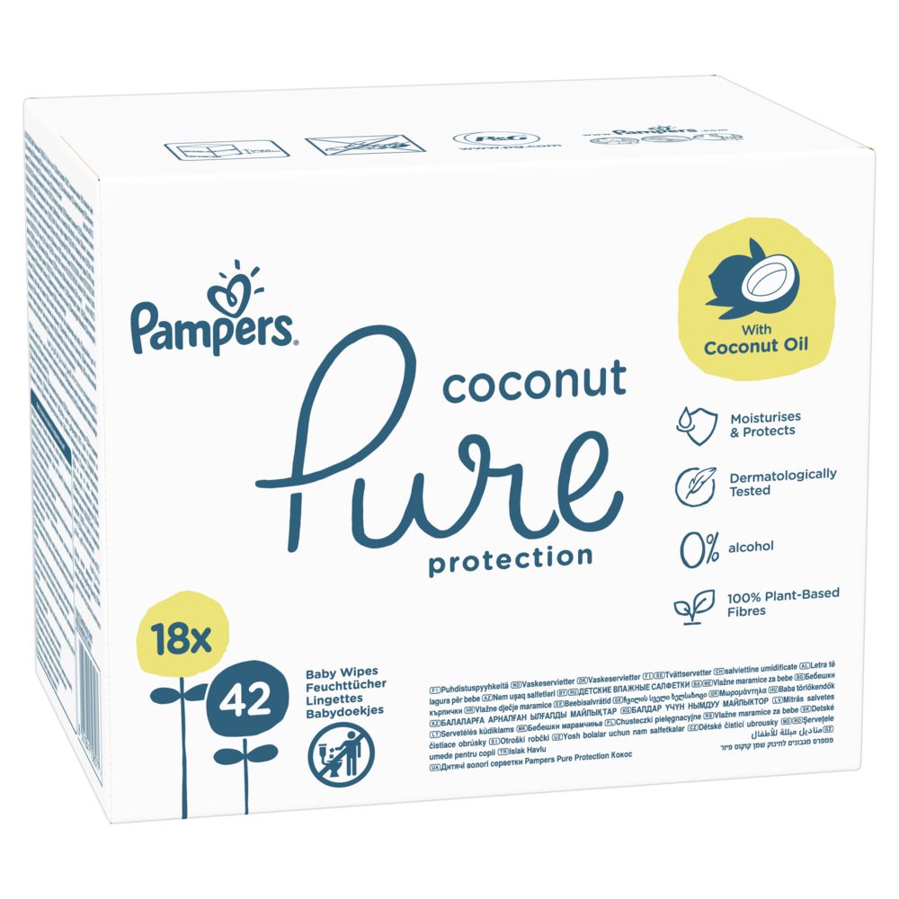 Pampers - Feuchtetücher "Coconut"