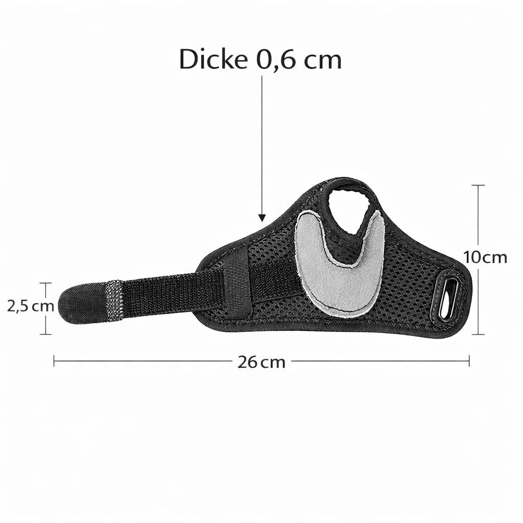 Daumen & Handgelenkbandage mit Aluschiene, verstellbar mit Klett, für Alltag & Sport
