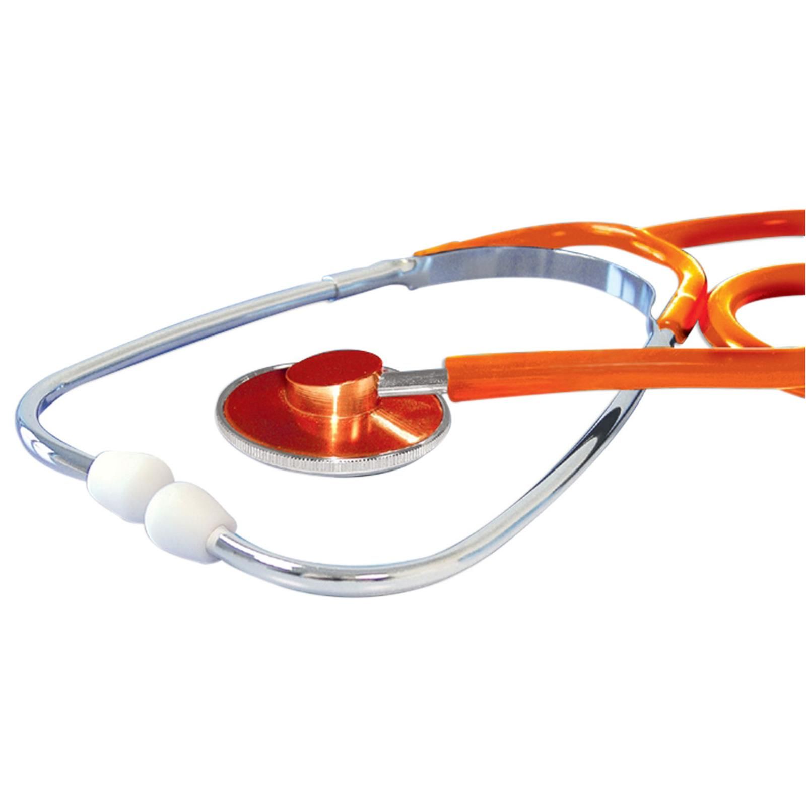 megro Ratiomed Flachkopf Stethoskop orange 1 St