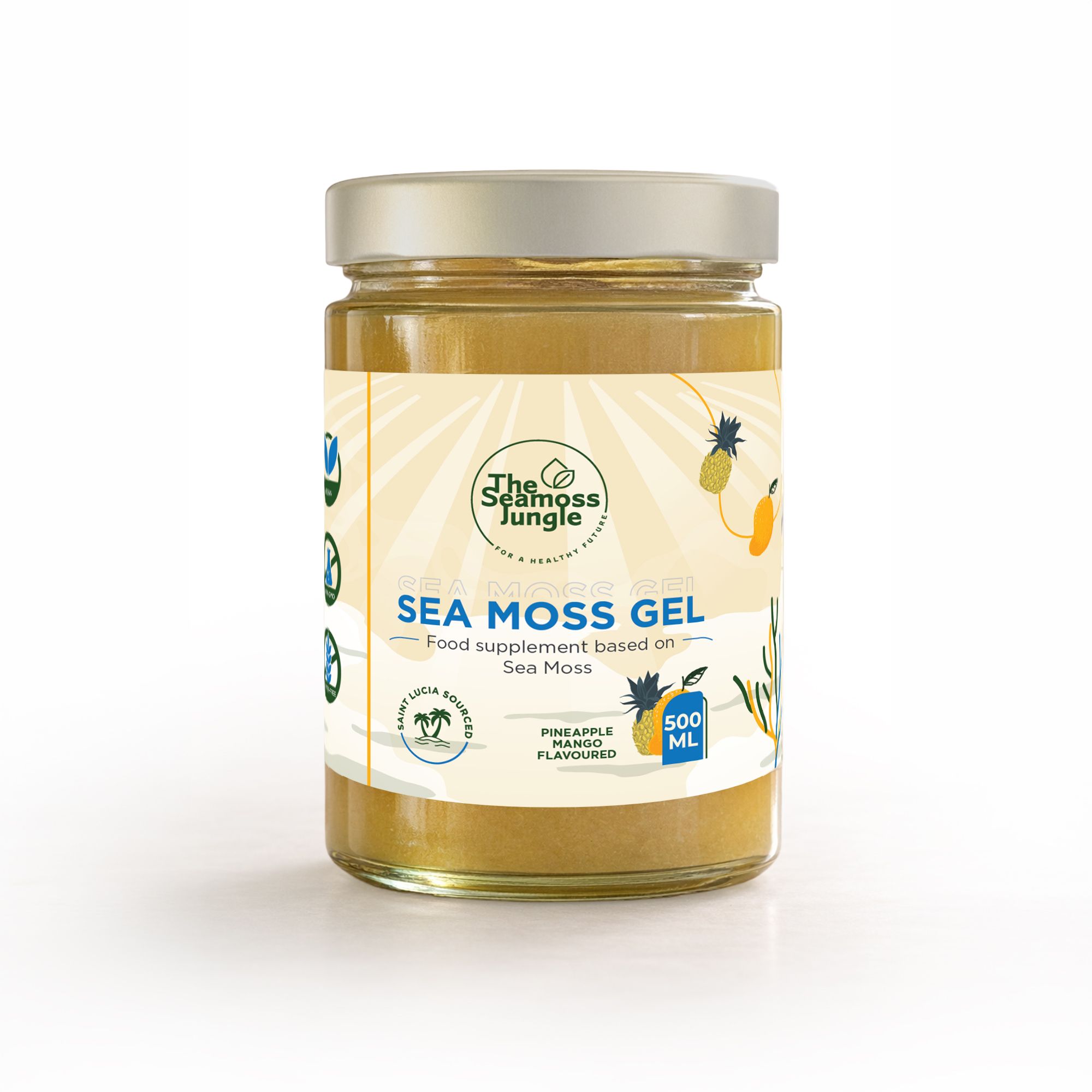 Sea-Moss-Gel – Mango/Ananas 500 ml Gel