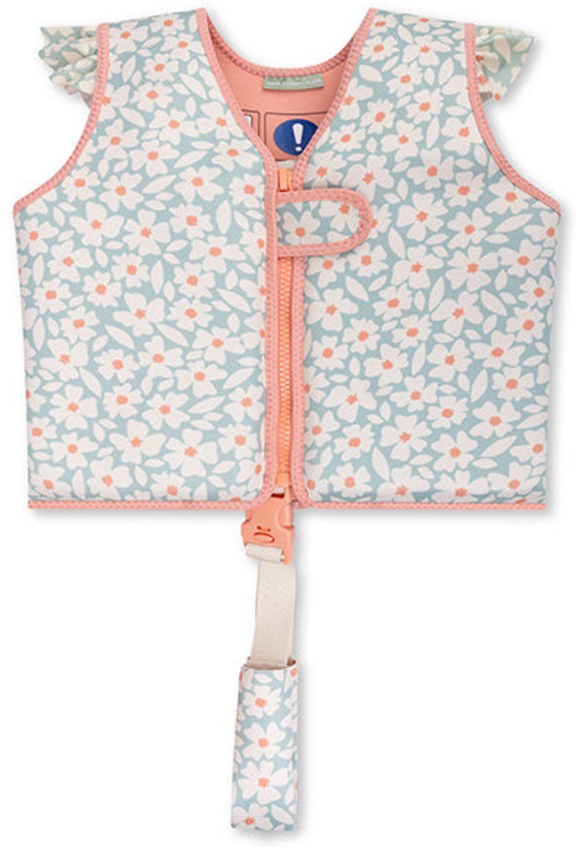 Swim Essentials Schwimmweste Green Flowers 1 St
