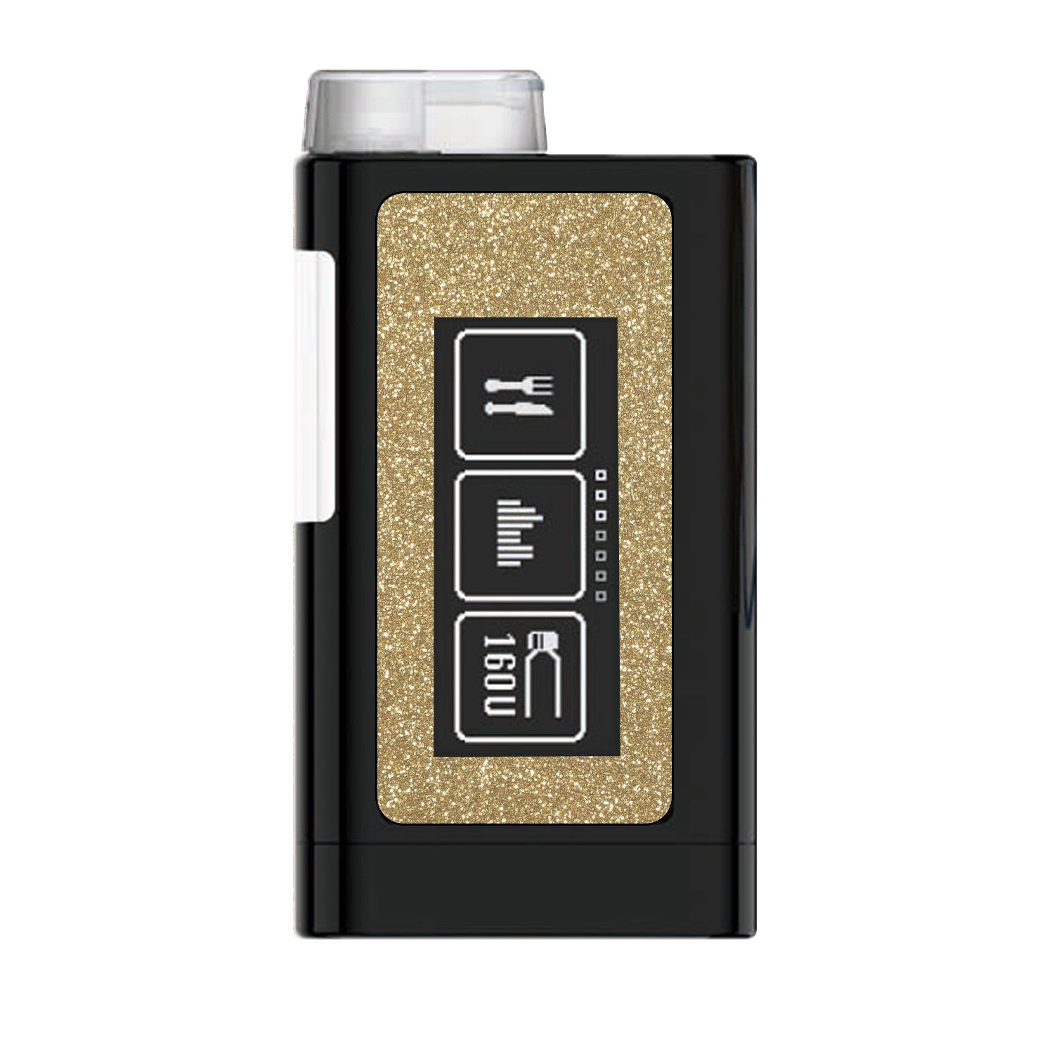 Diasticker® Mylife Ypsopump Sticker "Gold Glitzer"