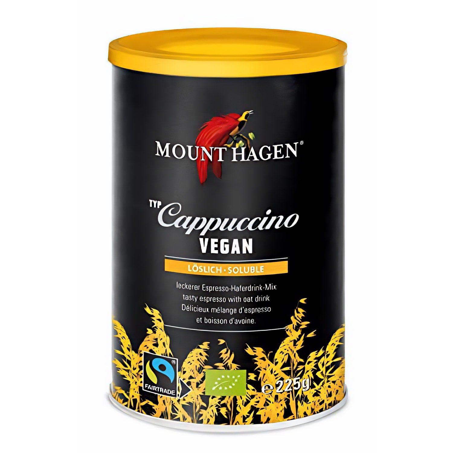 Mount Hagen Hafer-Cappuccino , vegan, bio & fair 225 g Pulver