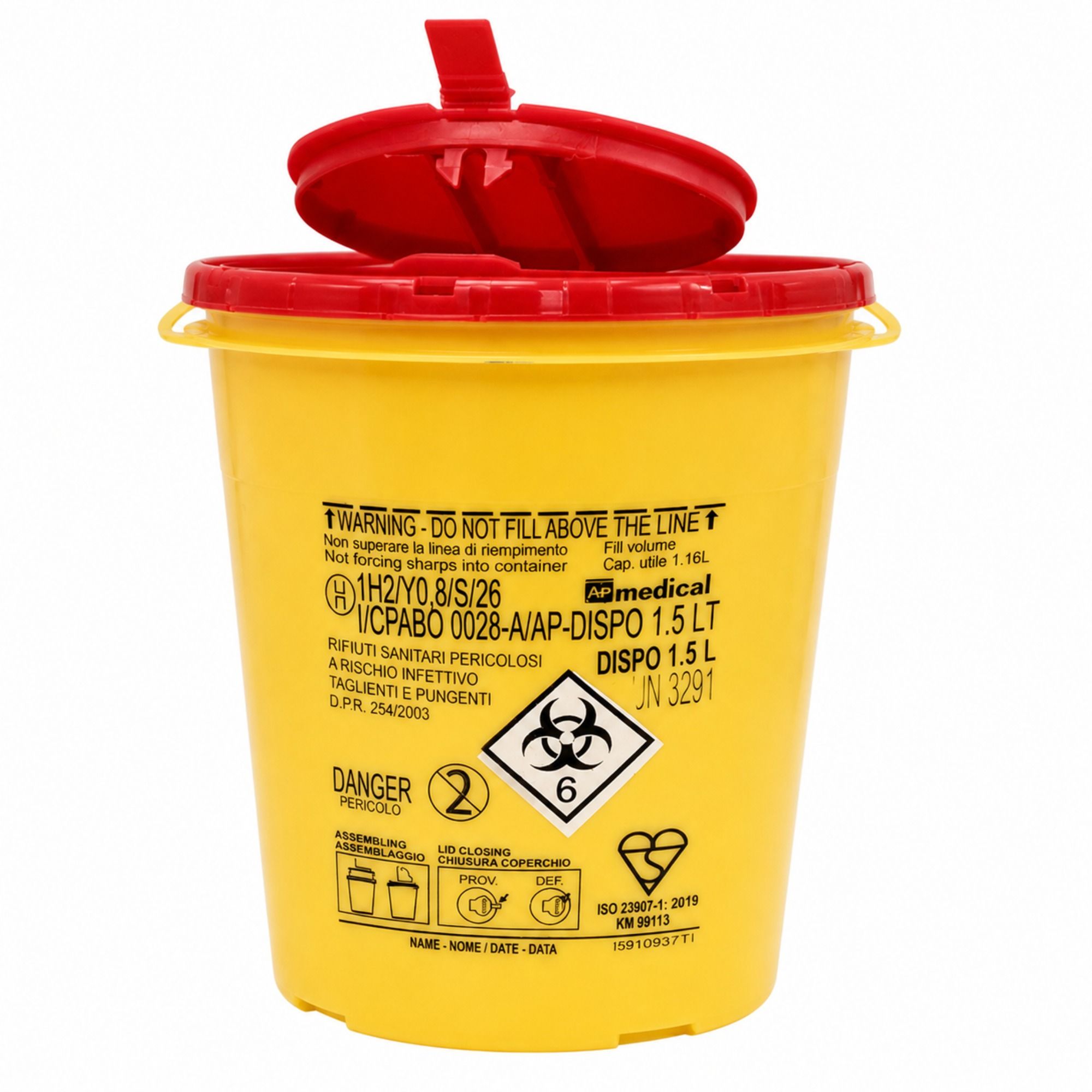 AP Medical Dispo Kanülenbehälter 1,5L 1 St